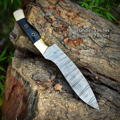 Hand Forged Damascus Steel Chef Knife Kitchen Cooking Knife