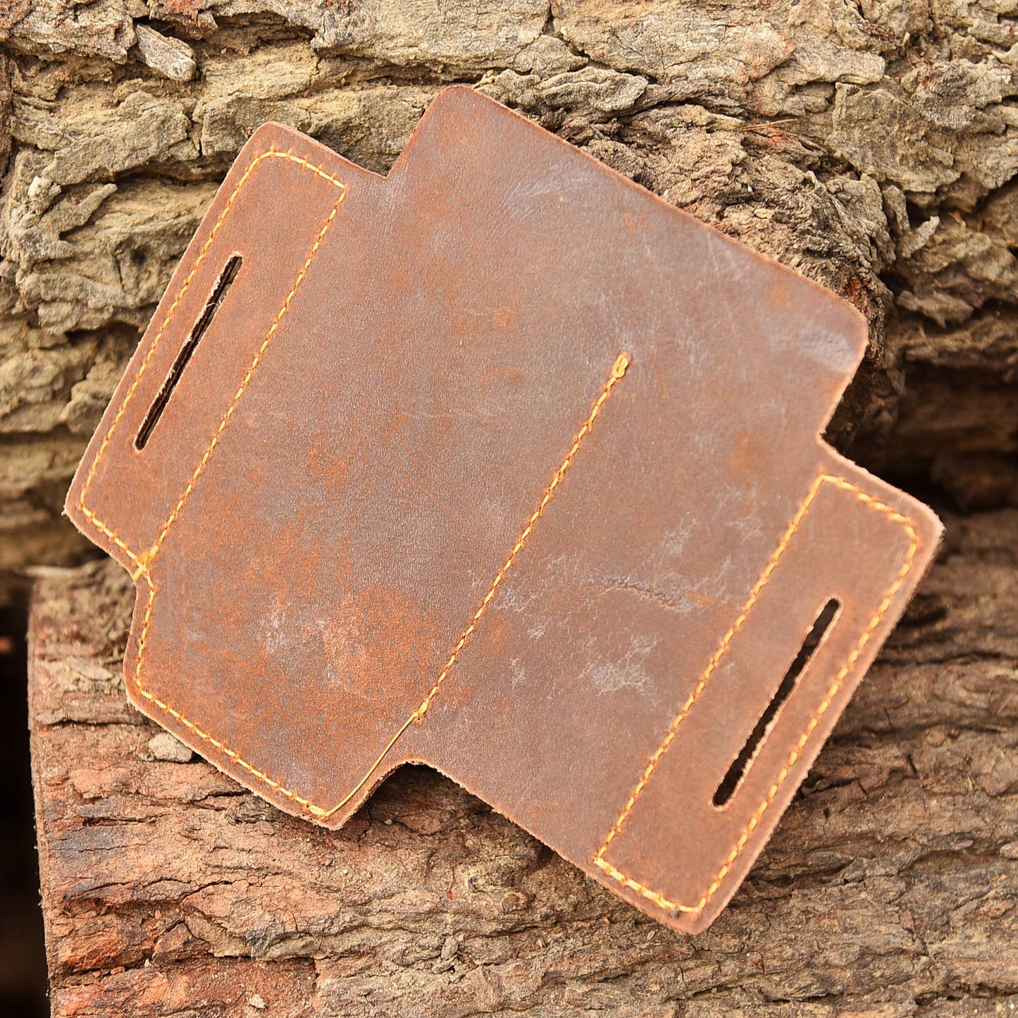 Custom Handmade Top Grain Leather Folding Knife Sheath