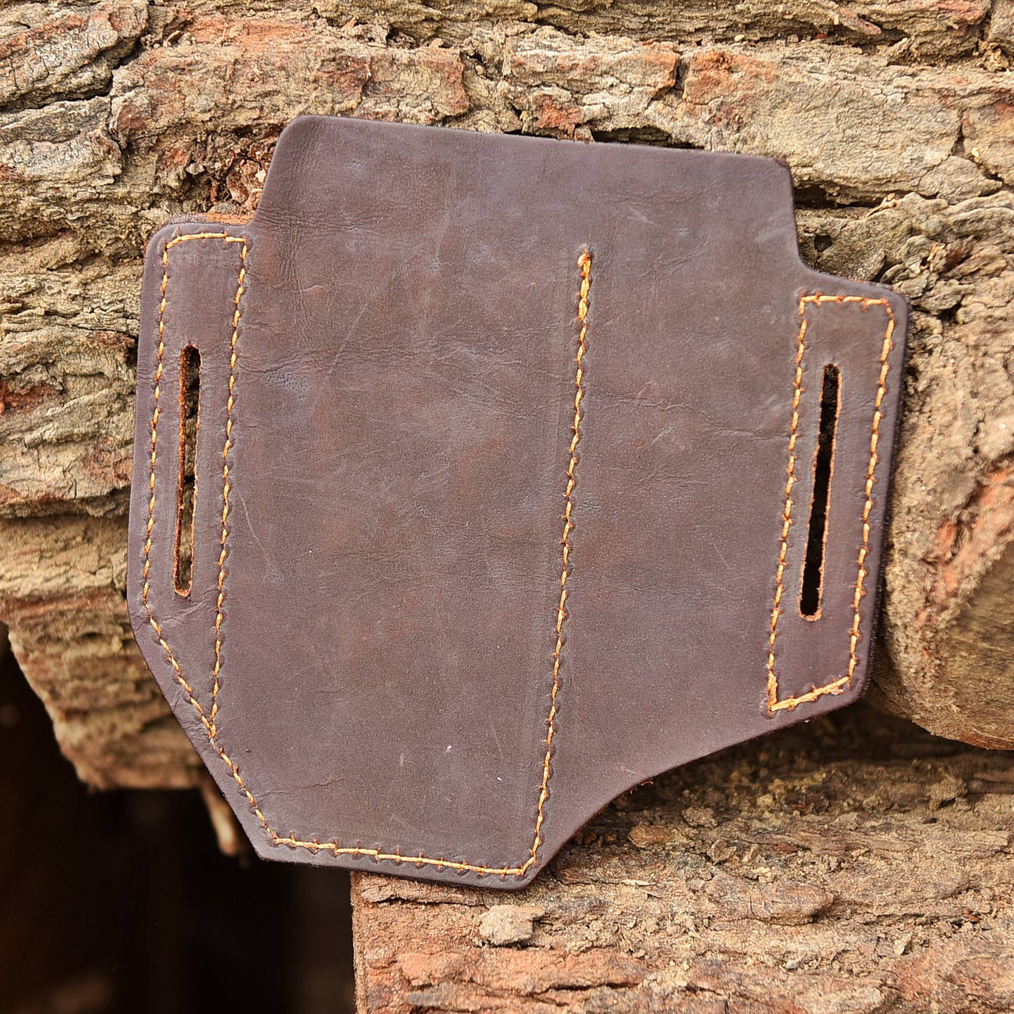 Handcrafted Top Grain Leather EDC Folding Knife Protection Sheath