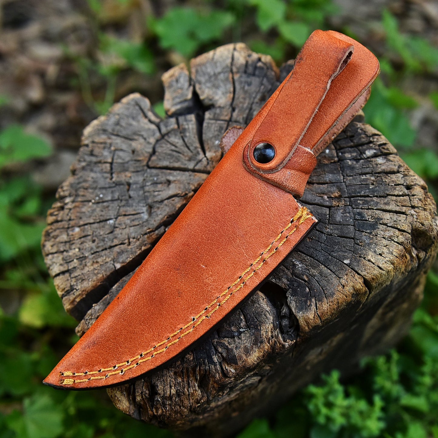 Premium Handmade Full Grain Leather Fixed Blade Knife Belt Carry Sheath