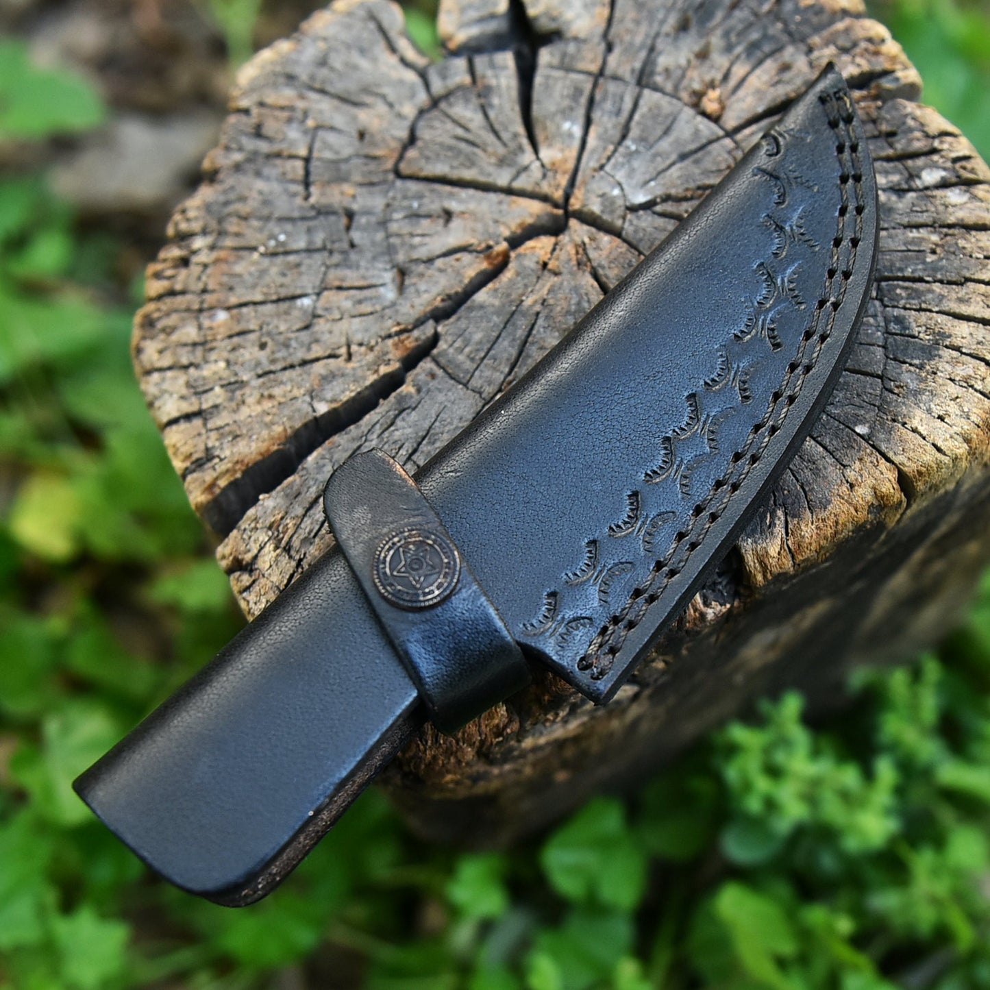 Handcrafted Genuine Leather Fixed Blade Knife Sheath Belt Holster