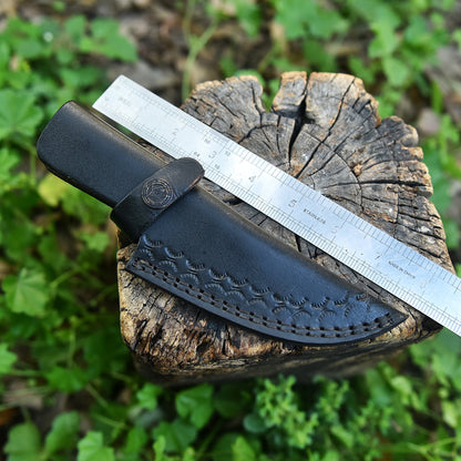 Handcrafted Genuine Leather Fixed Blade Knife Sheath Belt Holster