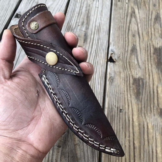 Handmade Knife Sheath Fixed Blade Vertical Knife Sheath Knives Holster Knife Case Scout Sheath