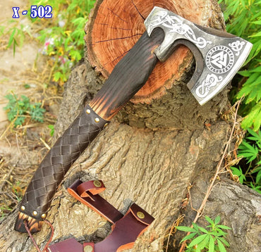 BEARDED RAGNAR AXE COLLECTIBLE VINKIG- Leather Sheath