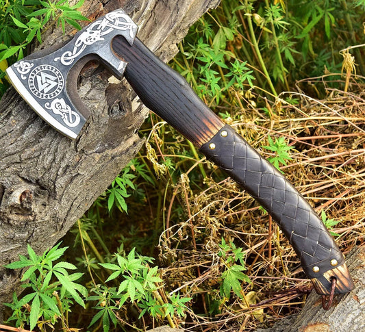 BEARDED RAGNAR AXE COLLECTIBLE VINKIG- Leather Sheath