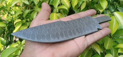 Custom Hand Forged Damascus Steel Blade Full Tang Blank Blade