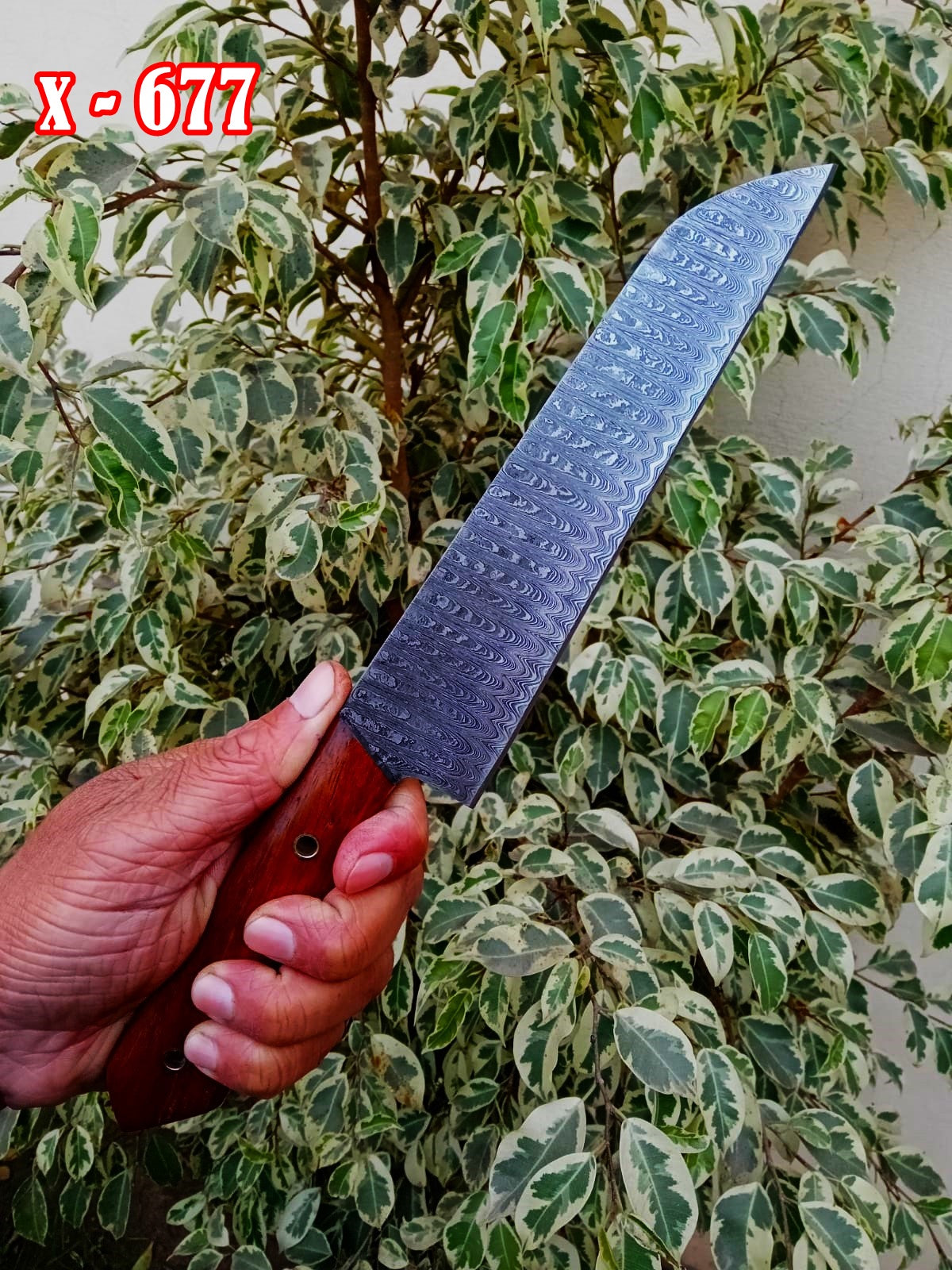 Custom Hand Forged Damascus Steel Blade Chef Knife Kitchen Knife