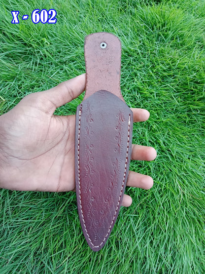 Handmade Double Edge Blade Dagger Knife Boot Knife Sheath