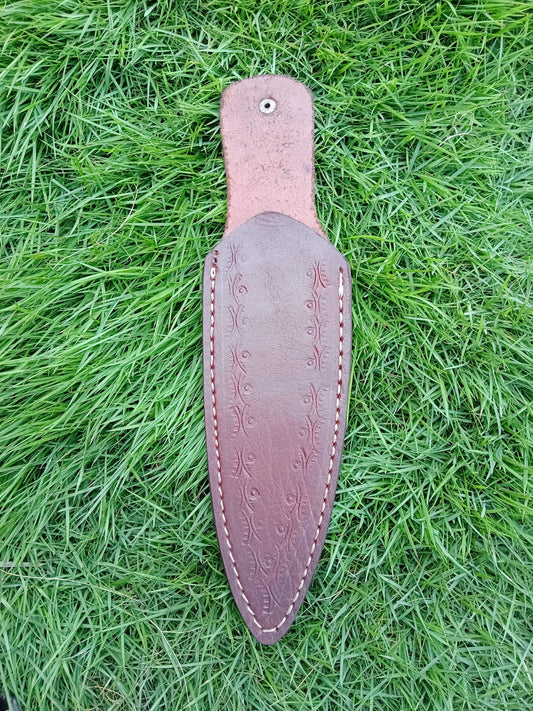 Handmade Double Edge Blade Dagger Knife Boot Knife Sheath
