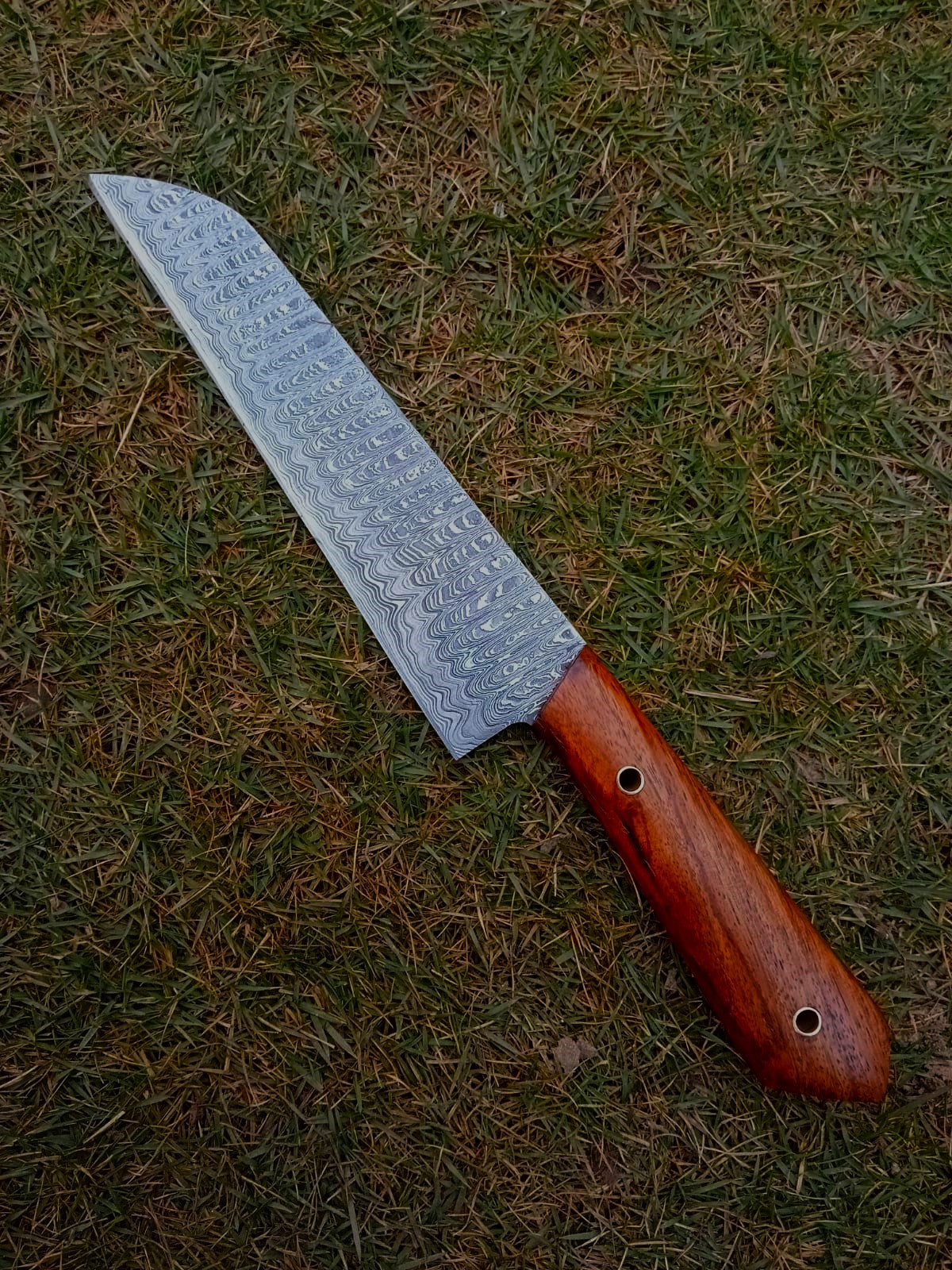 Custom Hand Forged Damascus Steel Blade Chef Knife Kitchen Knife