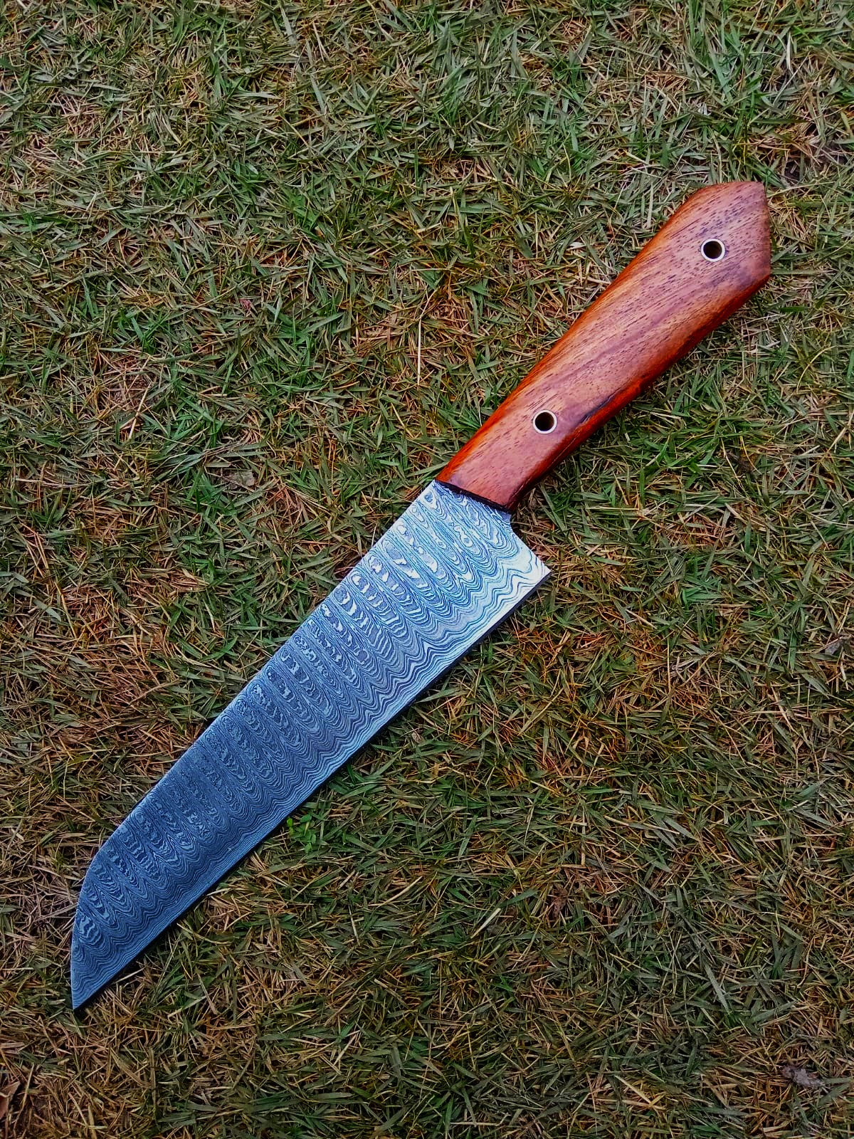 Custom Hand Forged Damascus Steel Blade Chef Knife Kitchen Knife